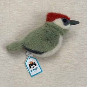 Jellycat retired woodpecker plushie nwt